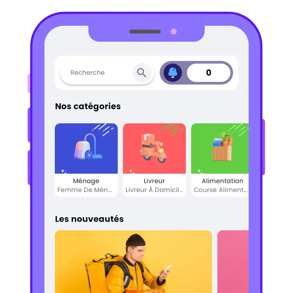 Services à domicile proposés par C1EURO : repas, ménage, livraison de courses, bricolage et plus