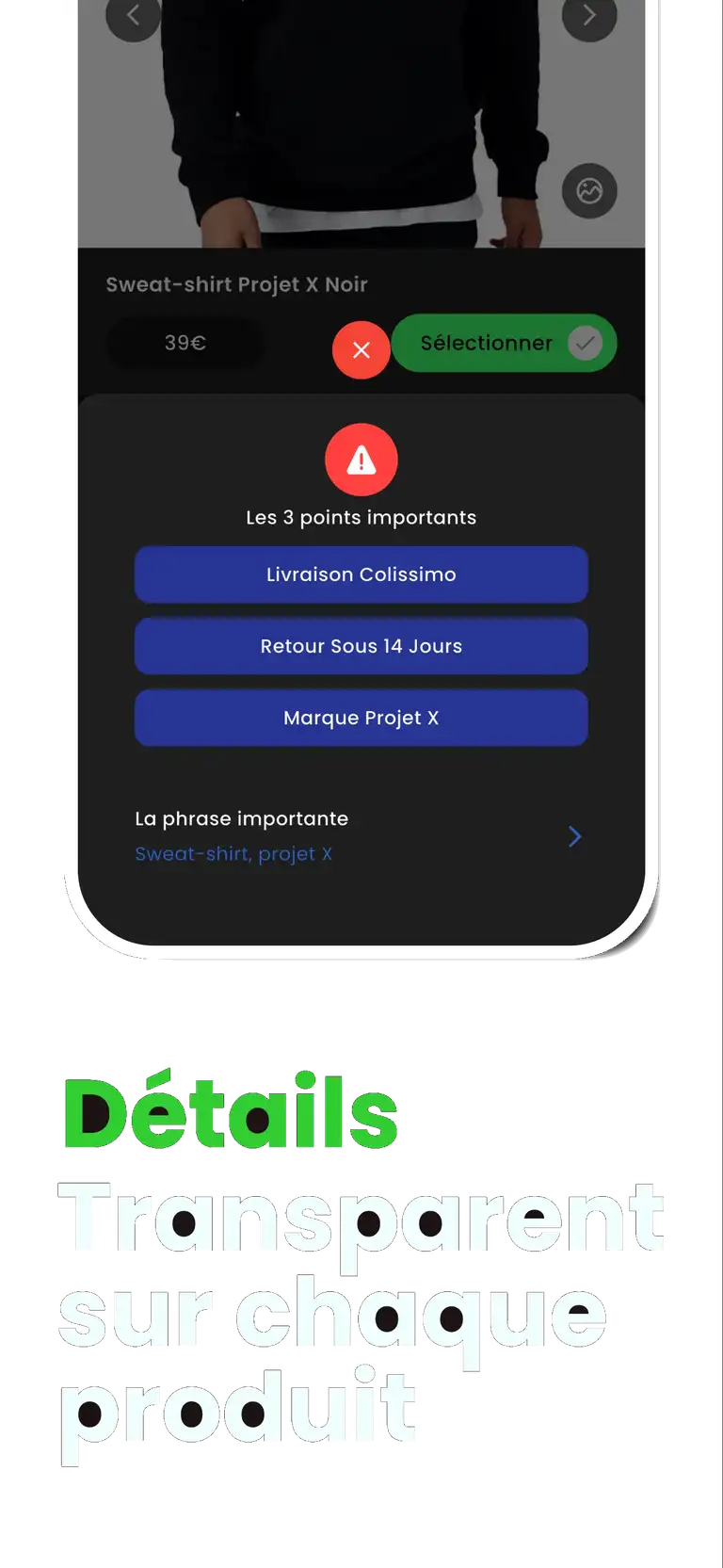 Conditions de l'annonce
