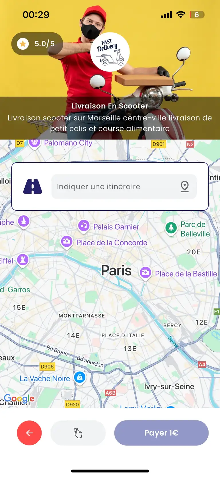 Trouver votre livreur
