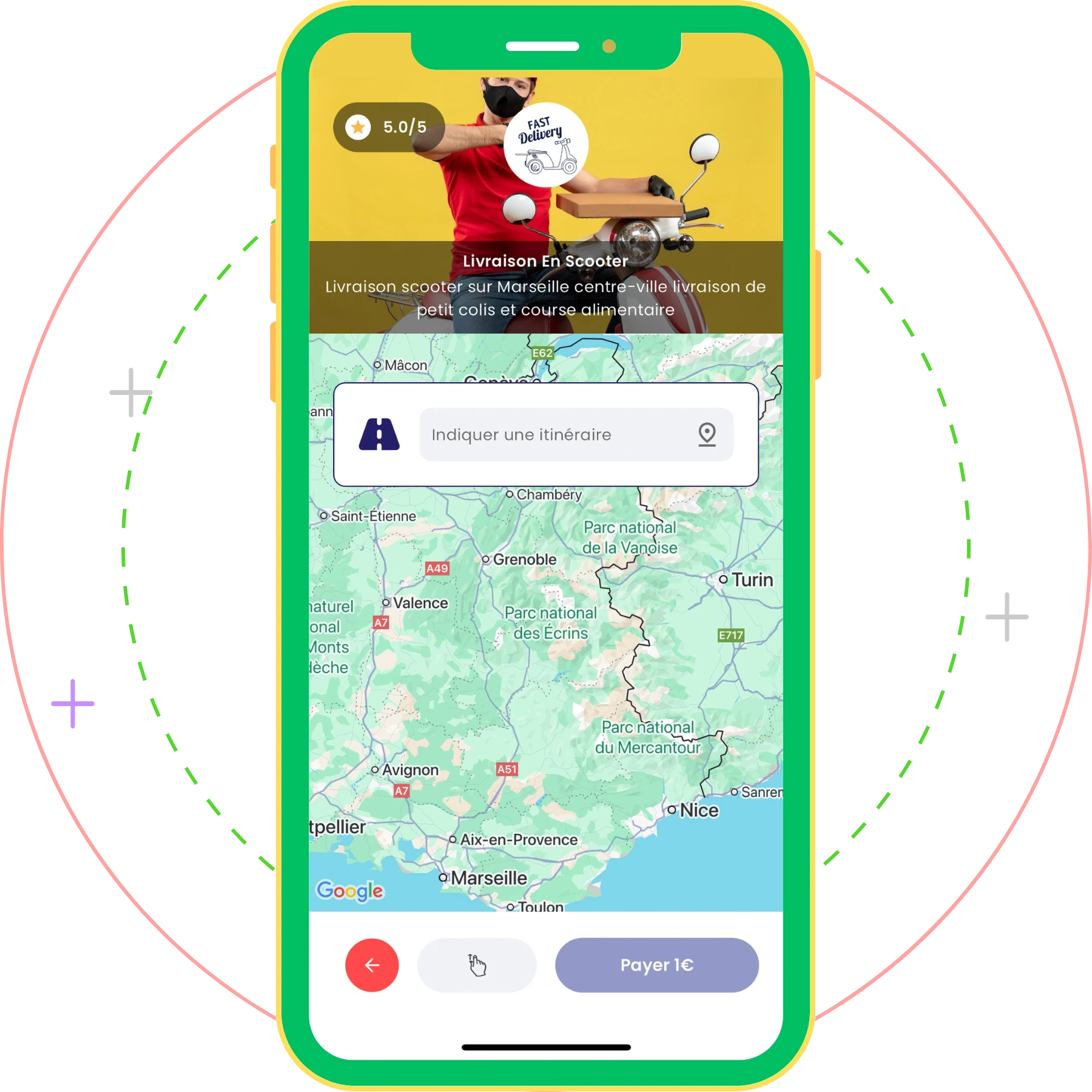 Transporting parcels, shopping or important items with C1EURO